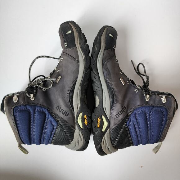 Ahnu Montara Boot Midnight Blue Womens Size 8.5 Hiking Vibram Soles Waterproof - Picture 7 of 11